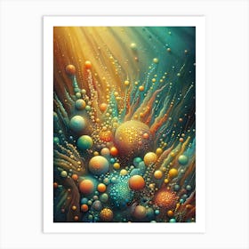 Bubbles And Bubbles Art Print