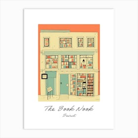 Beirut The Book Nook Pastel Colours 1 Poster Art Print