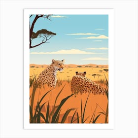 Botswana 1 Travel Illustration Art Print