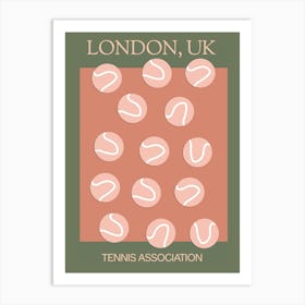 London Tennis Print Art Print