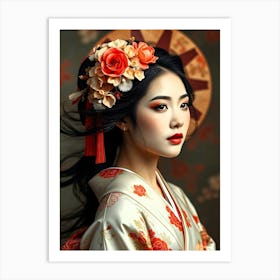 Asian Beauty Art Print