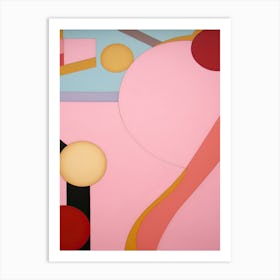 Pink Pop Painting Abstract 4 Art Print