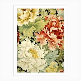 Floral Wallpaper 172 Art Print