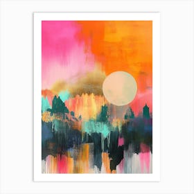 Abstract Modern Landscape Art Print