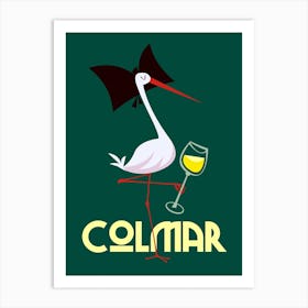 Colmar Poster Green Art Print
