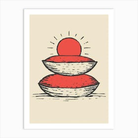 Tibetan Buddhist Temple Art Print