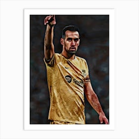 Sergio Busquets Art Print