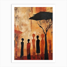 The African People; A Boho Ballad Art Print