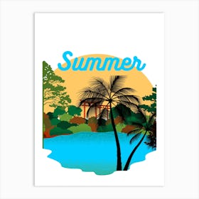 Summer In Japan Art Print