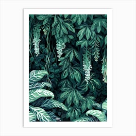 Jungle Background 1 Art Print