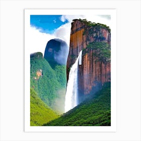 Angel Falls, Venezuela Majestic, Beautiful & Classic (2) Art Print