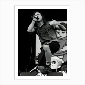 Singer Eddie Vedder From American Rock Band Pearl Jam Art Print