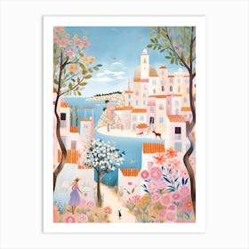 Ibiza Spain 5 Illustration Art Print