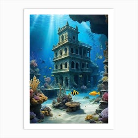 Beauty of underwater world 3 Art Print