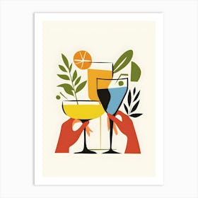 Cocktail Party Art Print