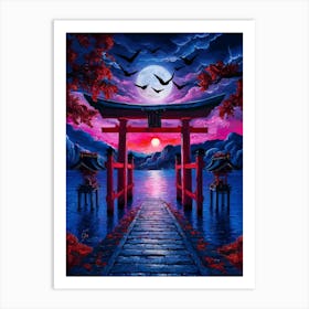 Japanese Torii Gate Art Print