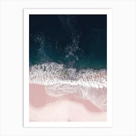 Sands Of Pearly Pink Art Print