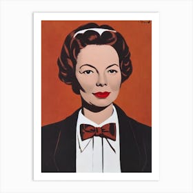 Wendy Hiller Illustration Movies Art Print