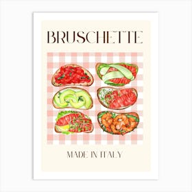 Bruschetta Made In Italy Art Print