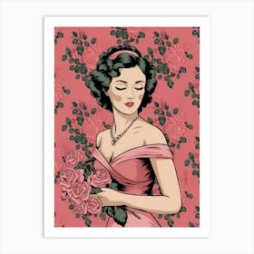 Pink Roses Art Print