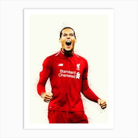 Virgil Van Dijk 1 Art Print