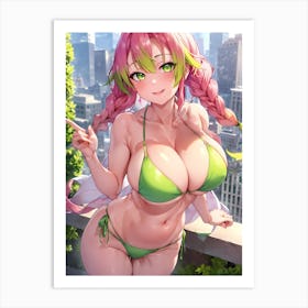 Demon Slayer Mitsuri Kanroji (45) Art Print