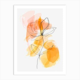 Abstract Flower 38 Art Print