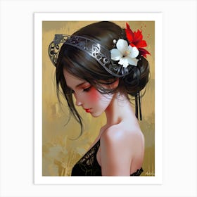 Asian Girl 9 Art Print