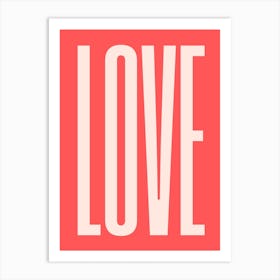 Red Love Art Print