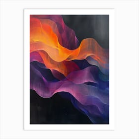 Abstract Wave Canvas Print Art Print