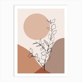 Abstract Botanical Art Print