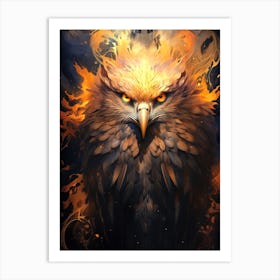 Fire Eagle Art Print