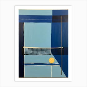 Tennis Net Art Print