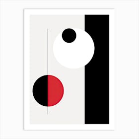 Minimal Abstract Shapes 1 Art Print