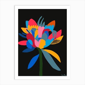 Abstract Flower Art Print