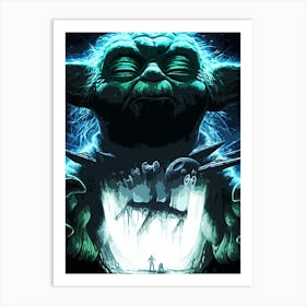 Star Wars Yoda movie 1 Art Print