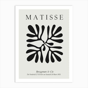Matisse Minimal Cutout 10 Art Print