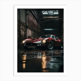 Enzo Ferrari Art Print