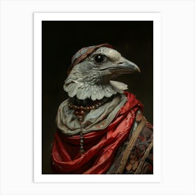 Renaissance Bird Portrait Art Print