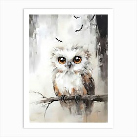 Owl Painting 2 Art Print