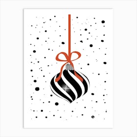 Nordic Xmas Ornament Art Print