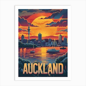 Auckland New Zealand Art Print