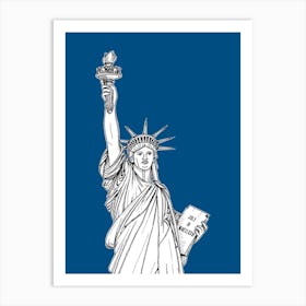 The Statue Of Liberty Art Print
