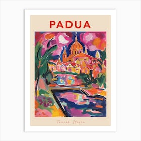 Padua Italia Travel Poster Art Print