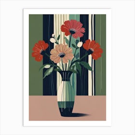 Flowers In A Vase 32 Art Print