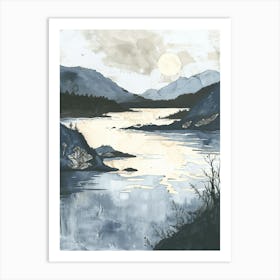 Loch Ryan Art Print