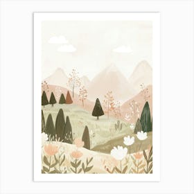 Cute landscape no 2 Art Print