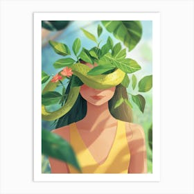 Eve In The Jungle Art Print