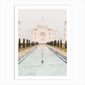 Taj Mahal Pool Art Print