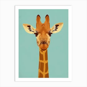 Giraffe Canvas Print 5 Art Print